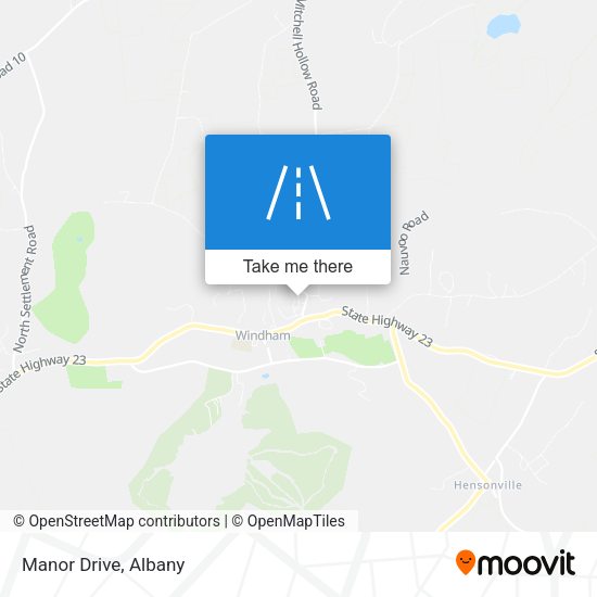 Mapa de Manor Drive