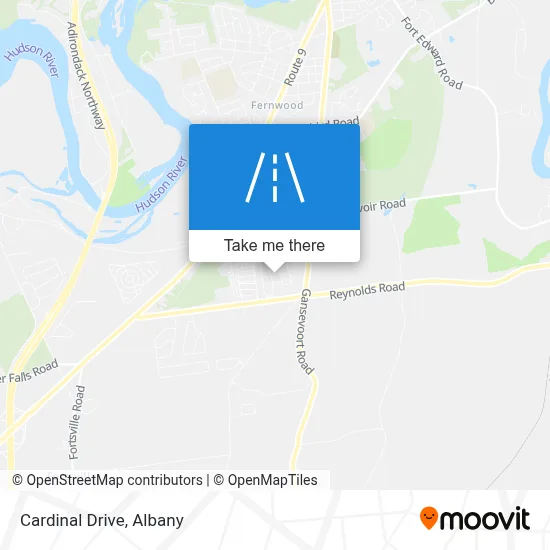 Cardinal Drive map
