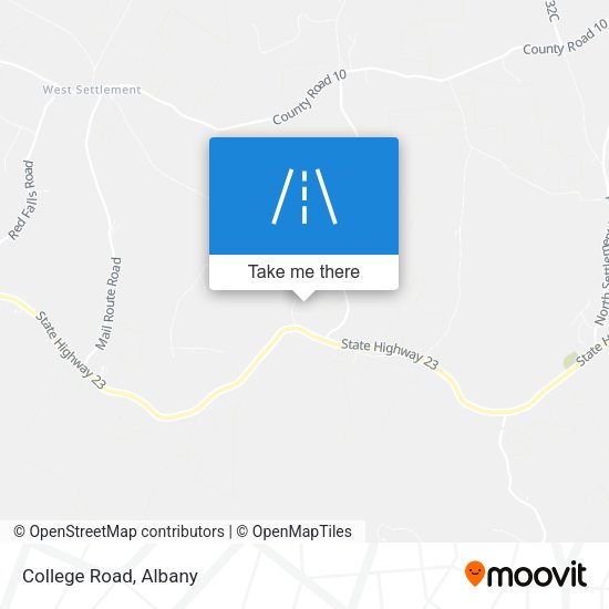 Mapa de College Road