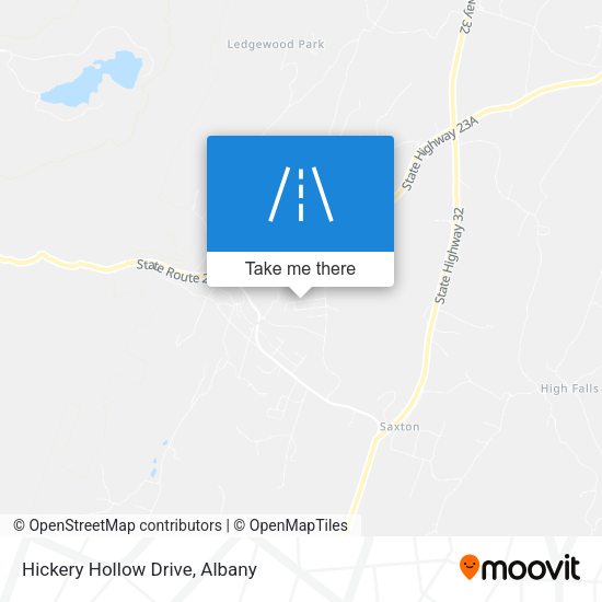 Hickery Hollow Drive map