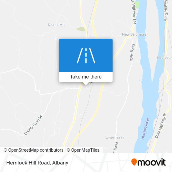 Mapa de Hemlock Hill Road