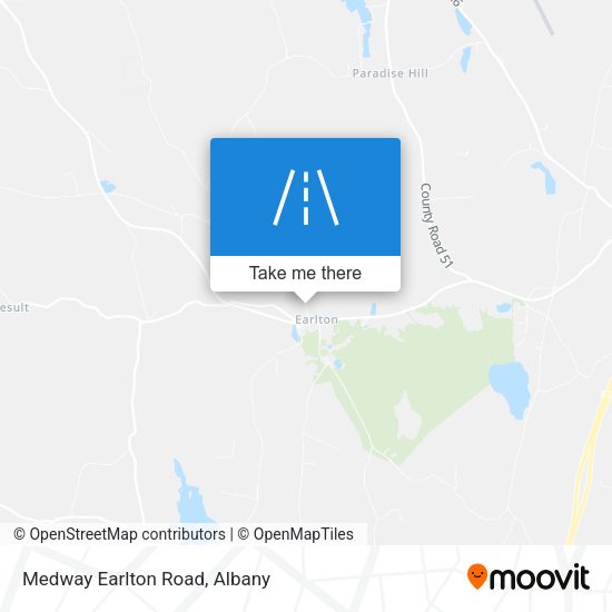 Medway Earlton Road map