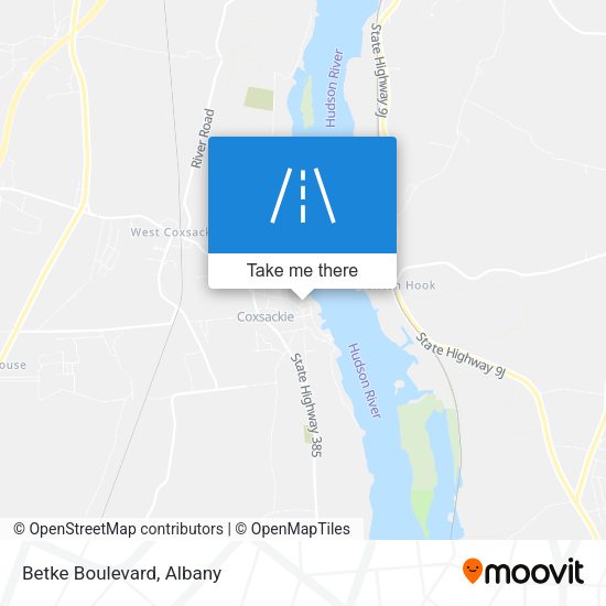 Mapa de Betke Boulevard