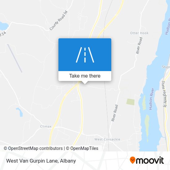 West Van Gurpin Lane map