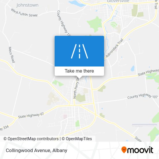 Mapa de Collingwood Avenue