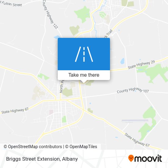 Mapa de Briggs Street Extension