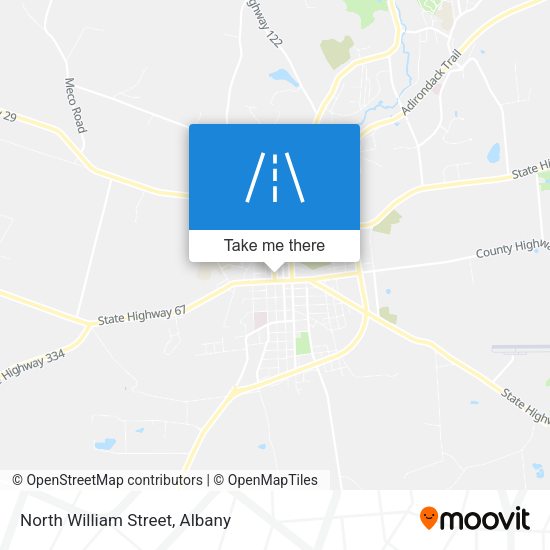 North William Street map