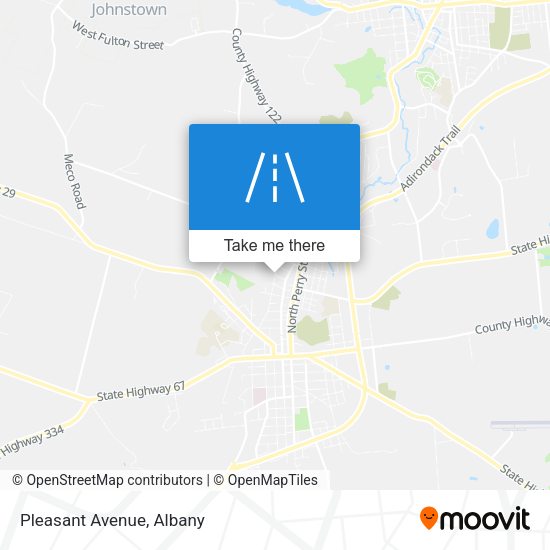 Mapa de Pleasant Avenue