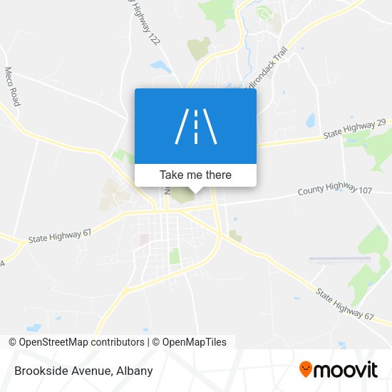 Brookside Avenue map