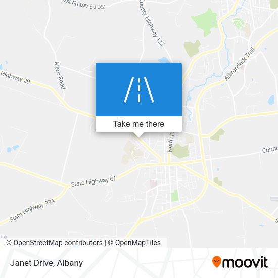 Janet Drive map