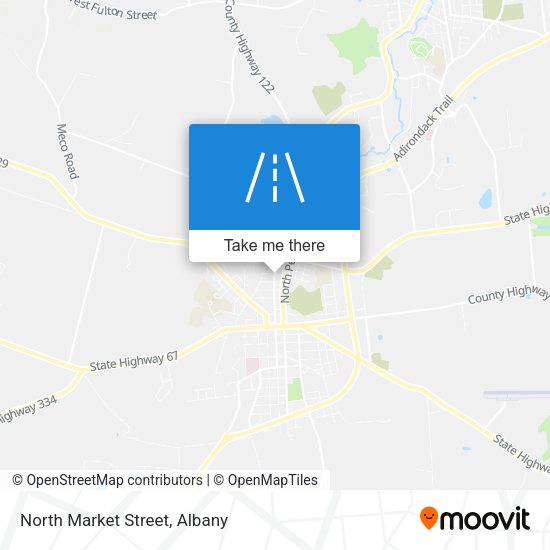 North Market Street map