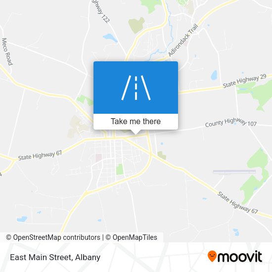 Mapa de East Main Street