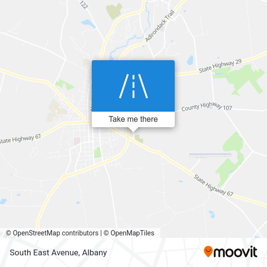 Mapa de South East Avenue
