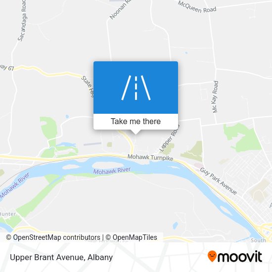 Mapa de Upper Brant Avenue