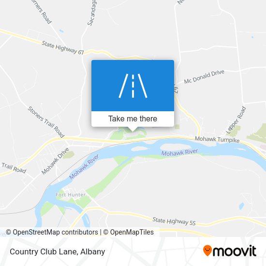 Mapa de Country Club Lane
