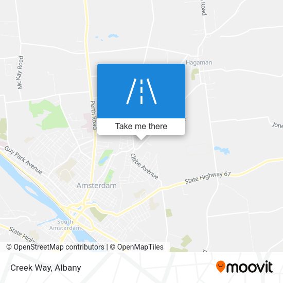 Mapa de Creek Way