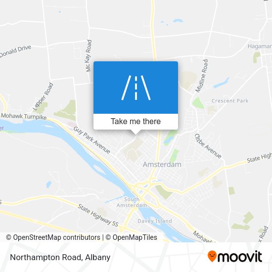 Mapa de Northampton Road