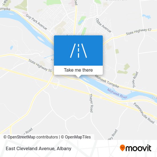 East Cleveland Avenue map