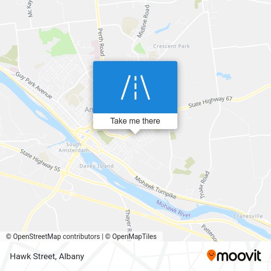 Mapa de Hawk Street