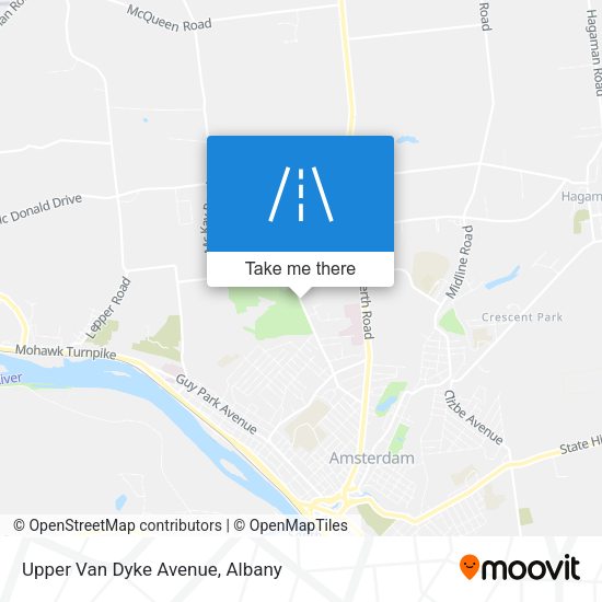 Upper Van Dyke Avenue map