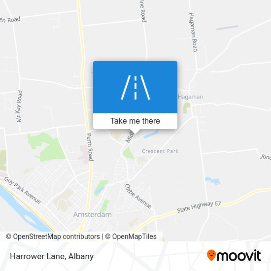 Mapa de Harrower Lane
