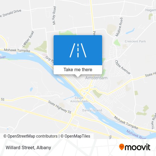 Mapa de Willard Street