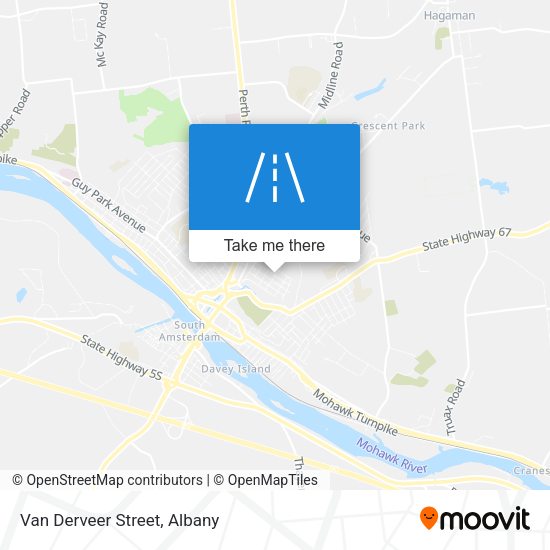 Mapa de Van Derveer Street