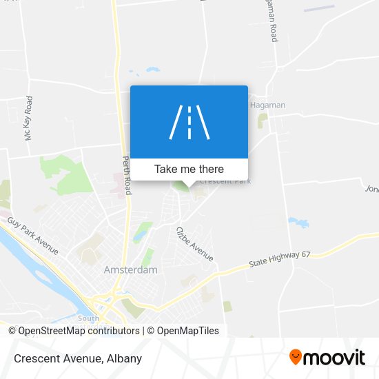 Mapa de Crescent Avenue