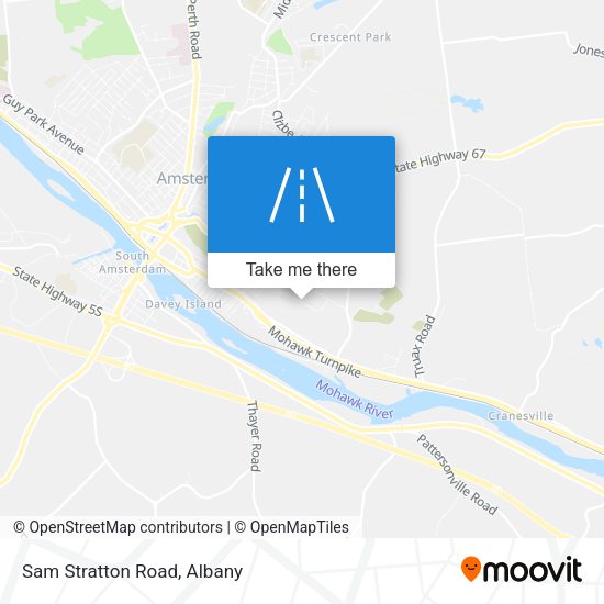 Mapa de Sam Stratton Road