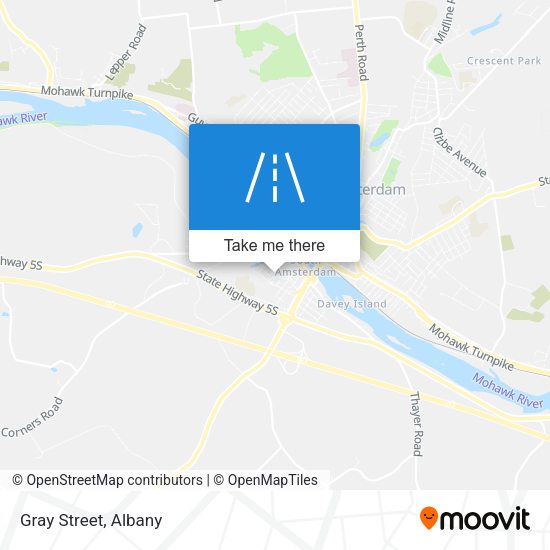 Mapa de Gray Street