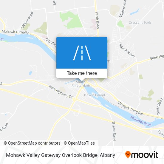 Mohawk Valley Gateway Overlook Bridge map
