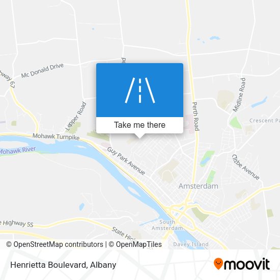 Henrietta Boulevard map