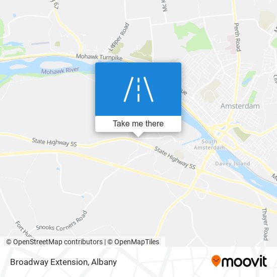Mapa de Broadway Extension