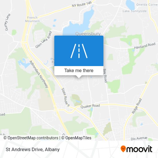 Mapa de St Andrews Drive
