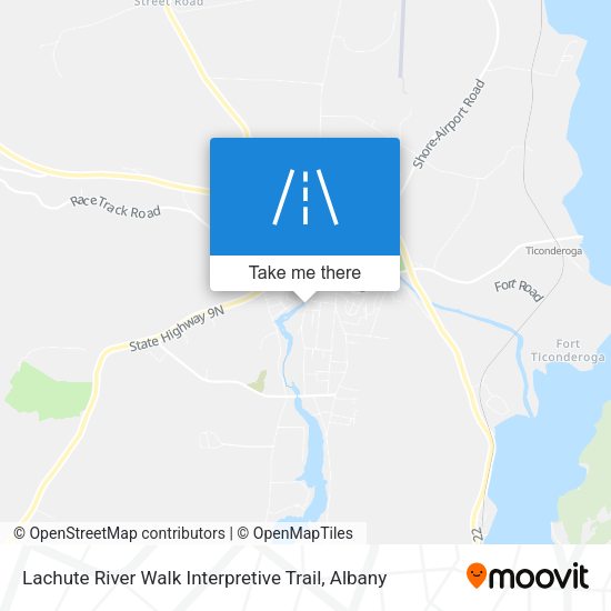 Mapa de Lachute River Walk Interpretive Trail