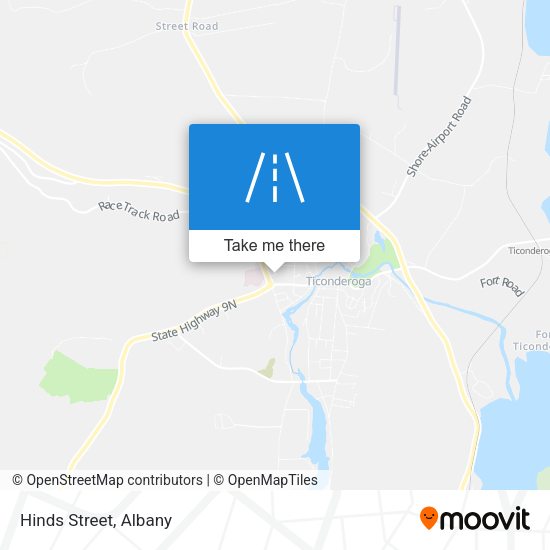 Mapa de Hinds Street