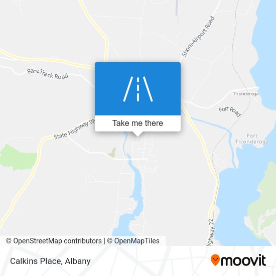 Mapa de Calkins Place