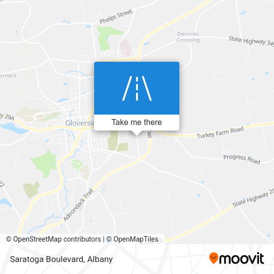 Mapa de Saratoga Boulevard