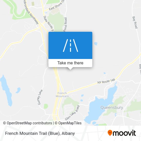French Mountain Trail (Blue) map