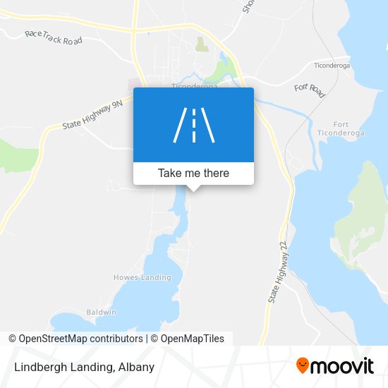 Mapa de Lindbergh Landing