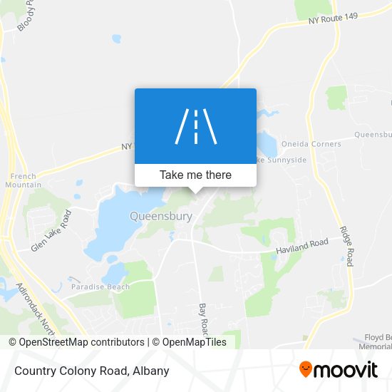Country Colony Road map
