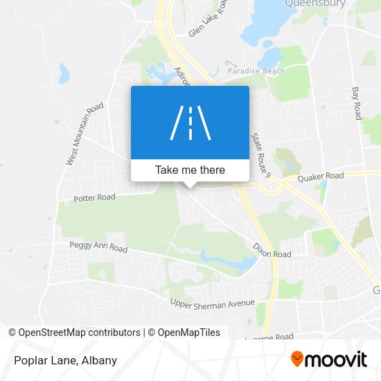 Mapa de Poplar Lane