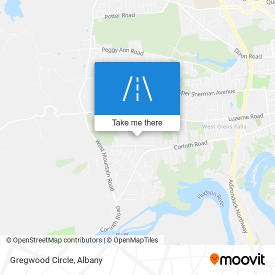 Gregwood Circle map