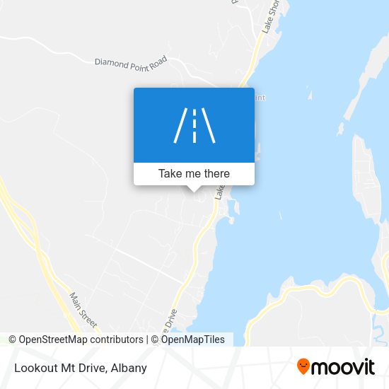 Mapa de Lookout Mt Drive