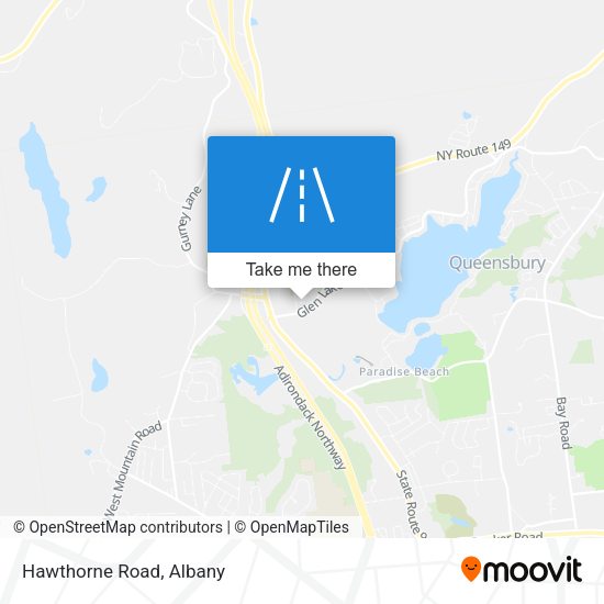 Mapa de Hawthorne Road