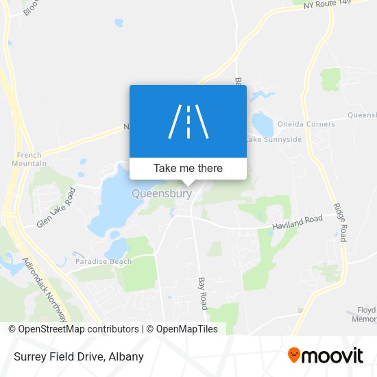 Surrey Field Drive map