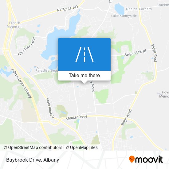 Mapa de Baybrook Drive