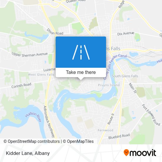 Mapa de Kidder Lane