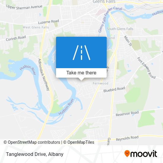 Tanglewood Drive map