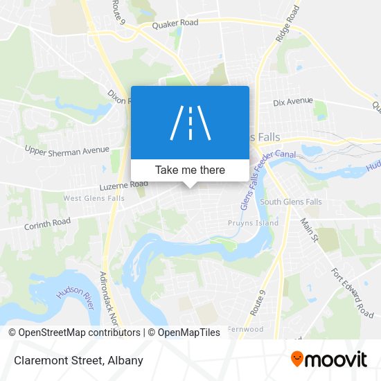 Mapa de Claremont Street